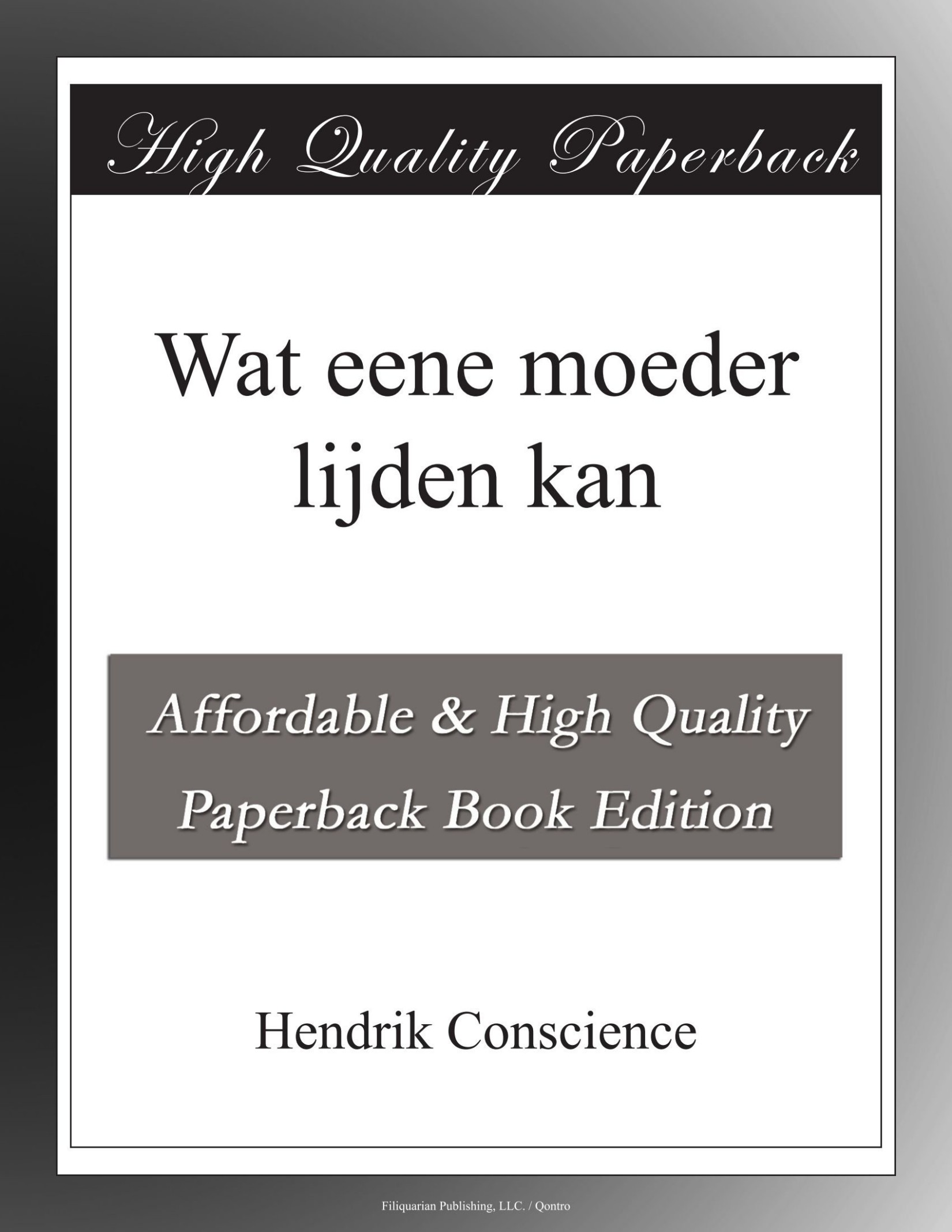 Wat eene moeder lijden kan