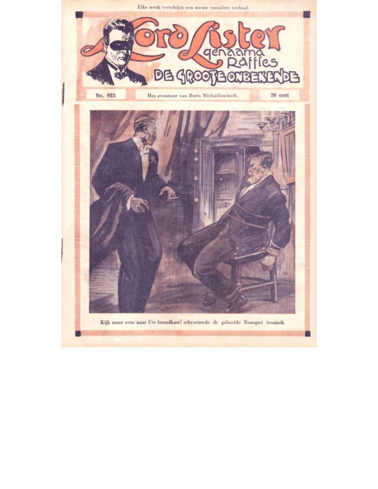 0923 Het Avontuur Van Boris Michaëlowitsch