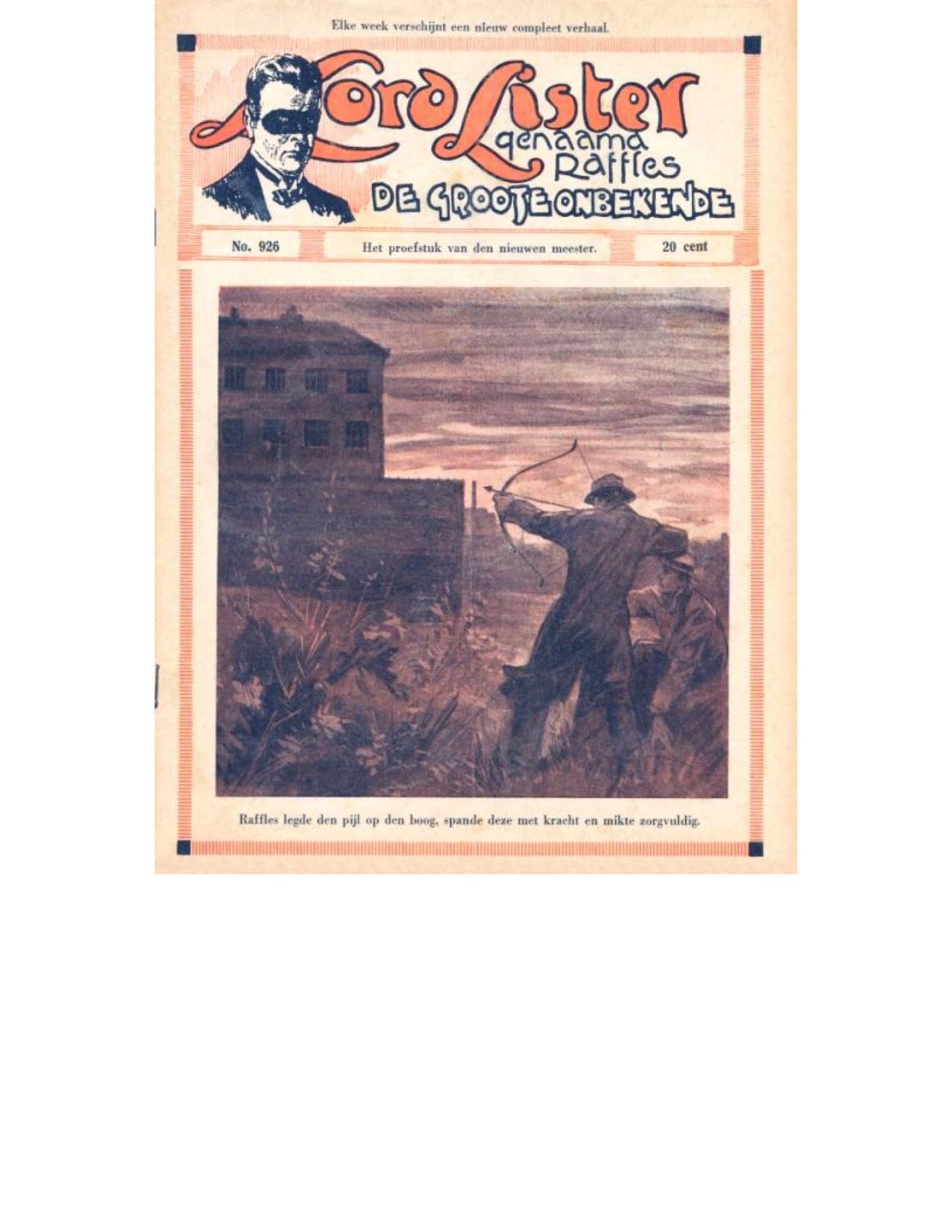 0926 Het Proefstuk Van Den Nieuwen Meester