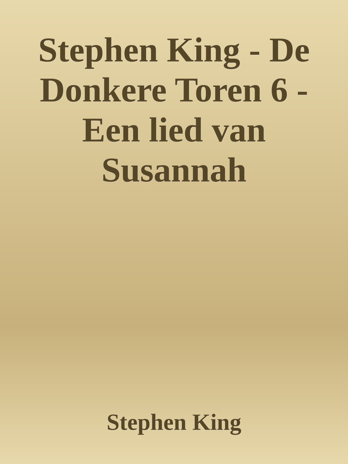 Een lied van Susannah