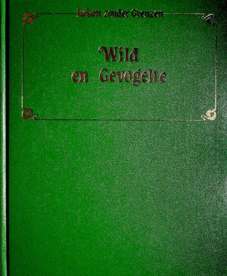 koken zonder grenzen wild en gevogelte 1979