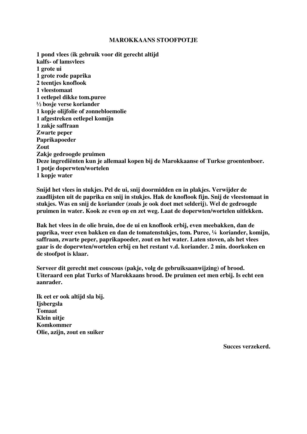 Microsoft Word - MAROKKAANS STOOFPOTJE