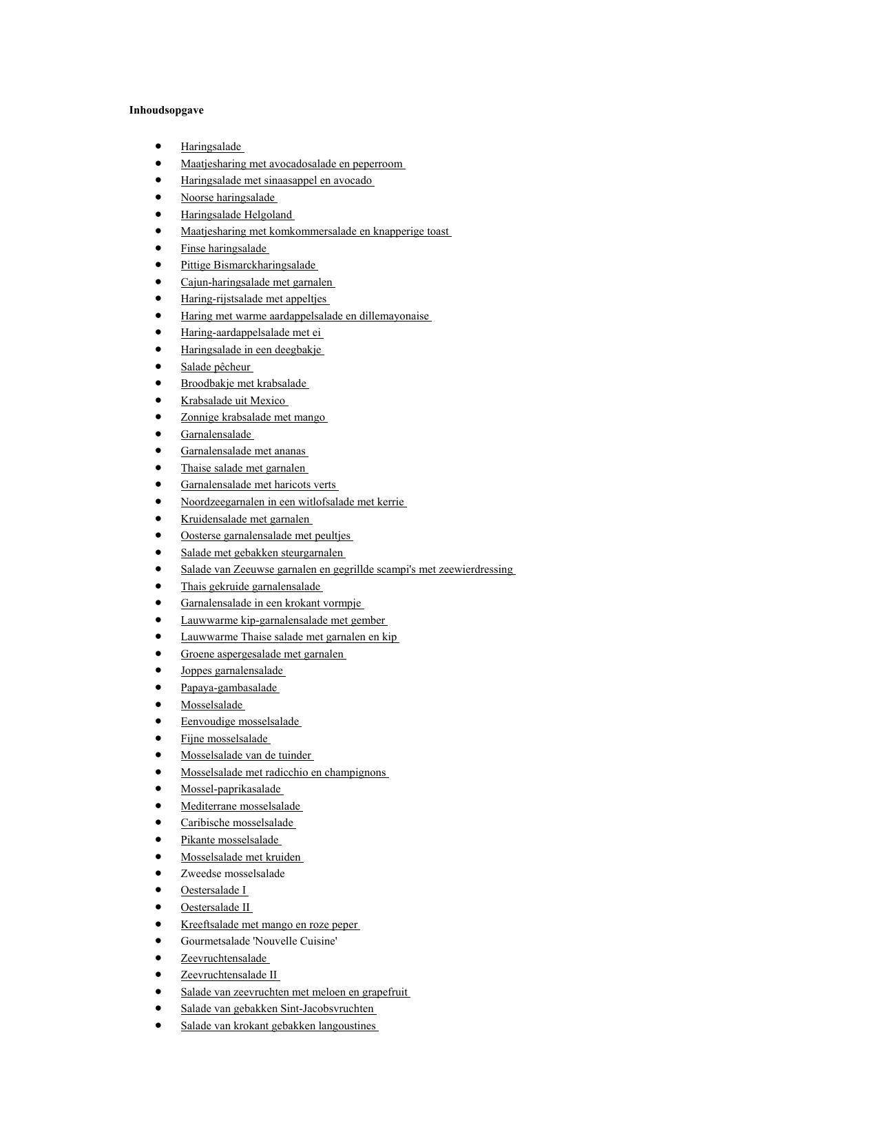 Internationale recepten voor salades