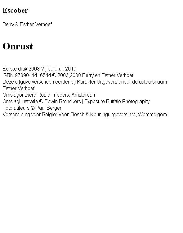 Sil Maier trilogie 1 Onrust