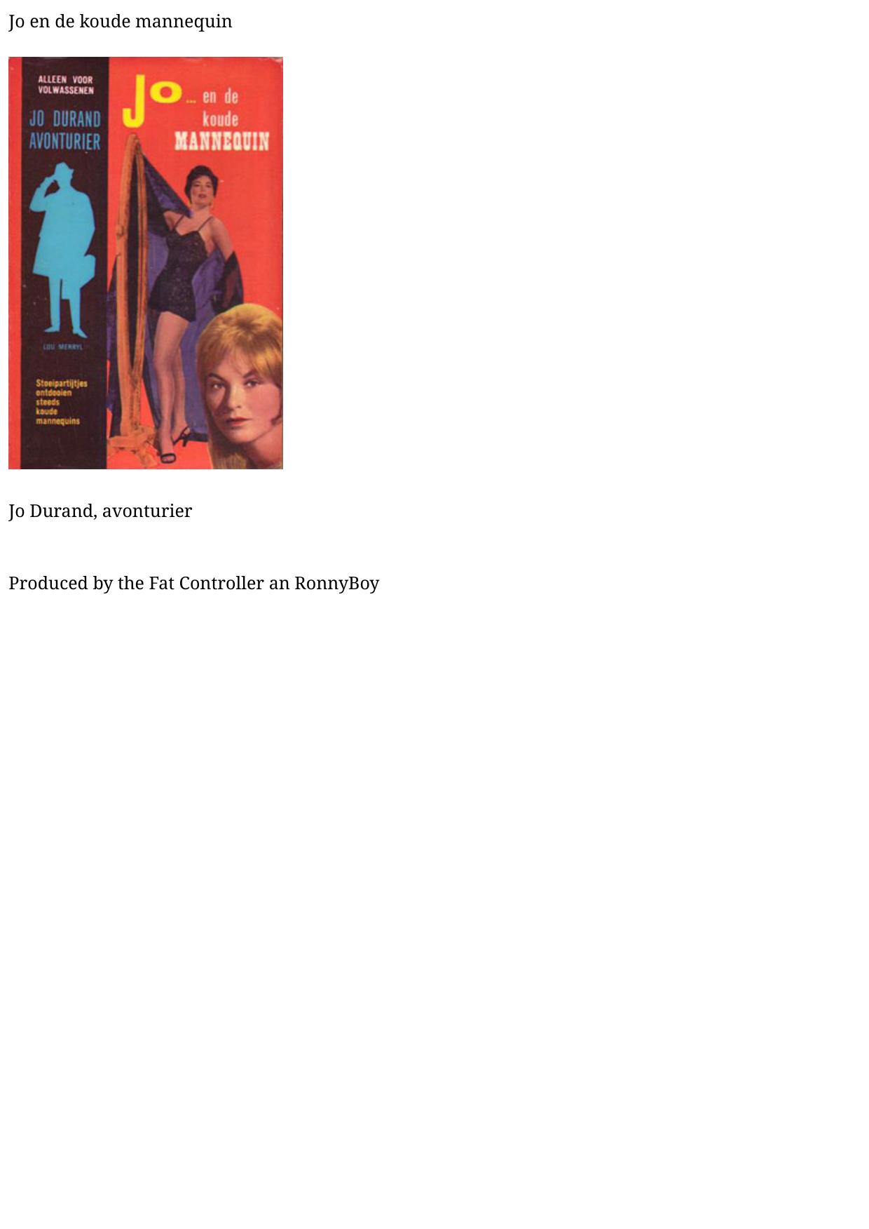 Jo Durand S1-13-Jo en de koude mannequin