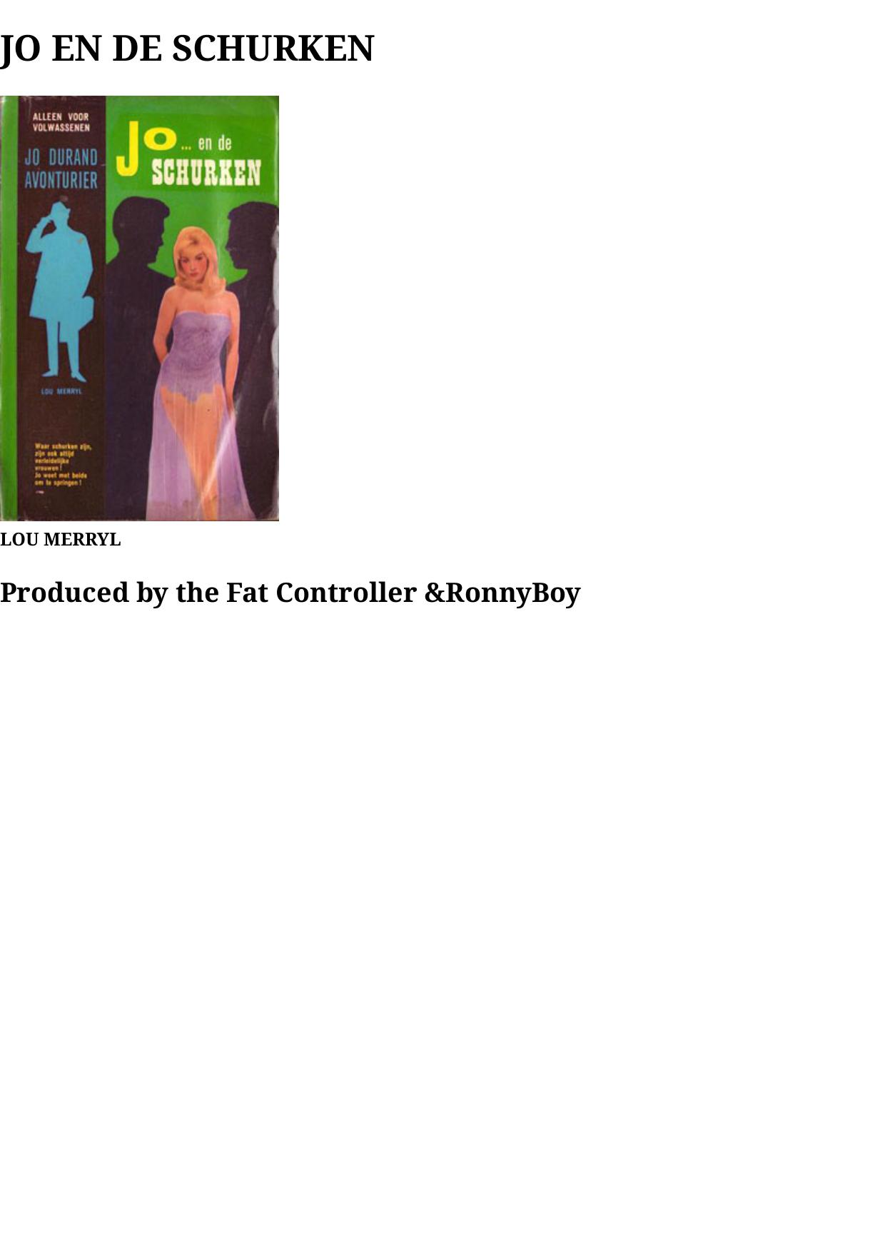 Jo Durand - Jo en de schurken