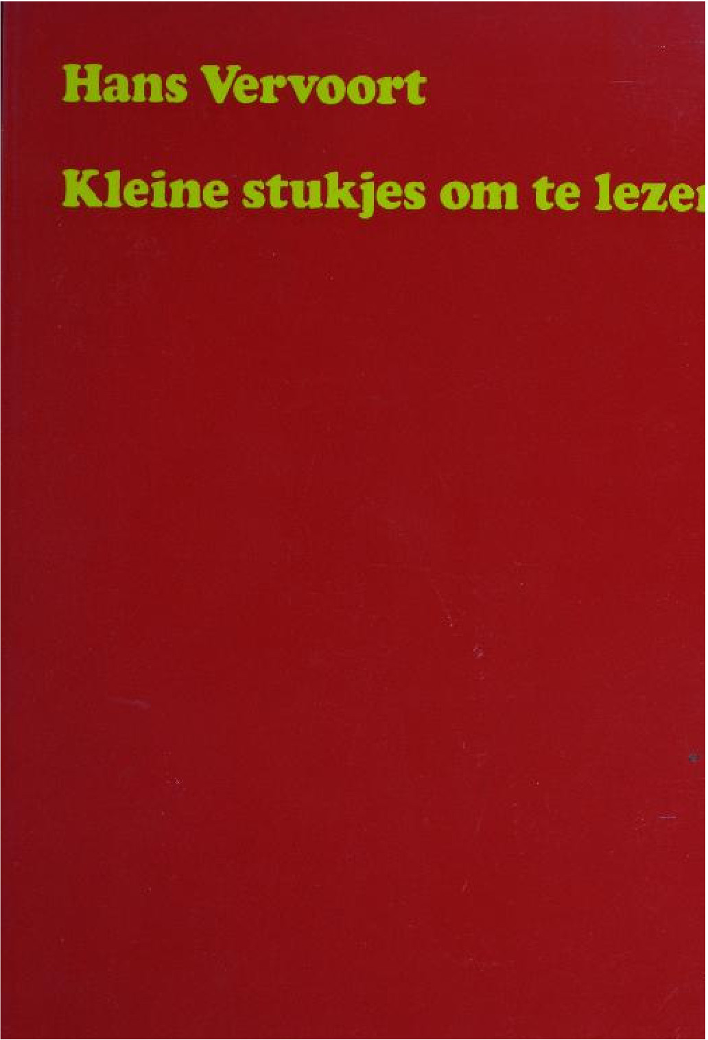 Kleine stukjes om te lezen