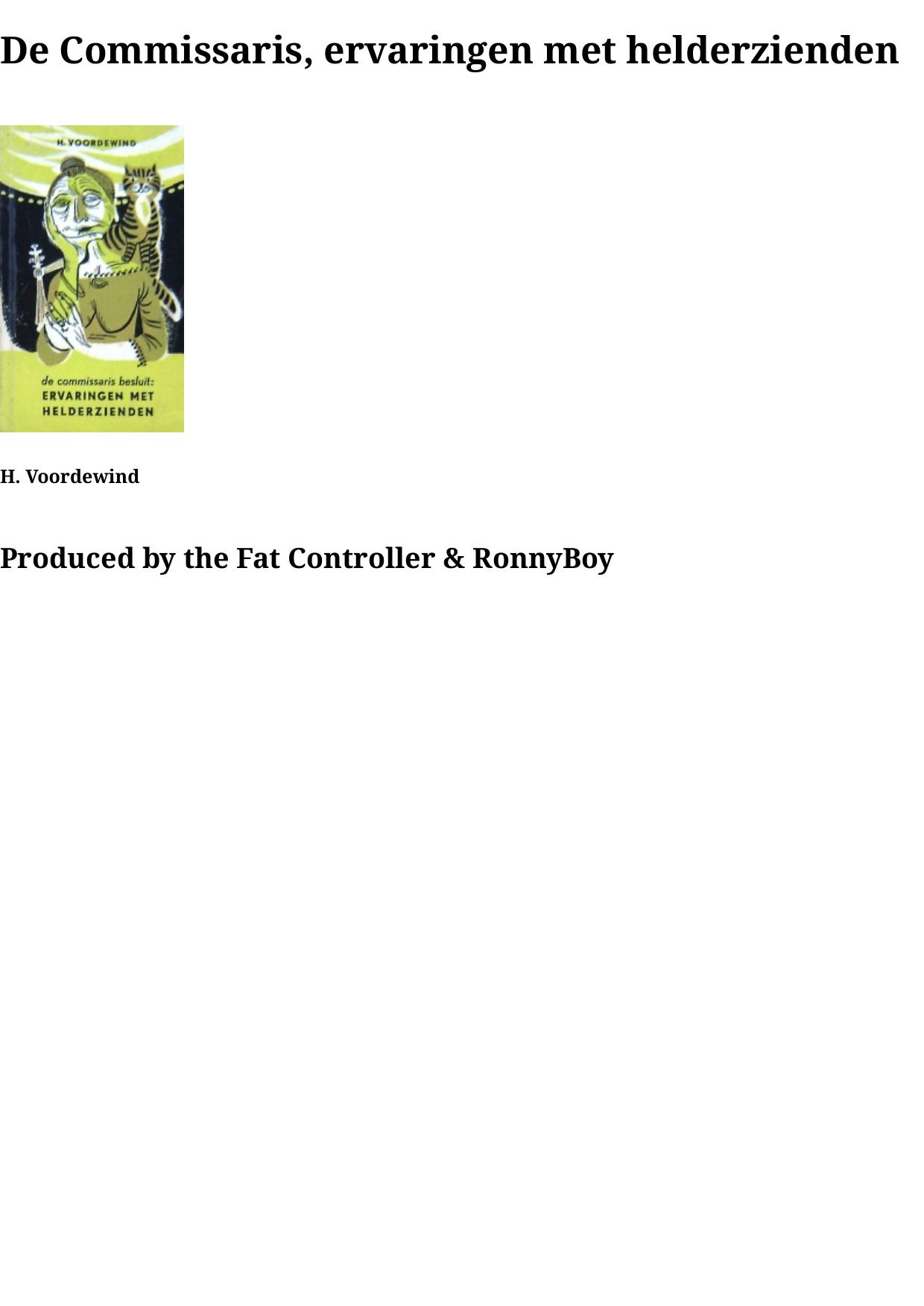 05 De Commissaris ervaringen met helderzienden