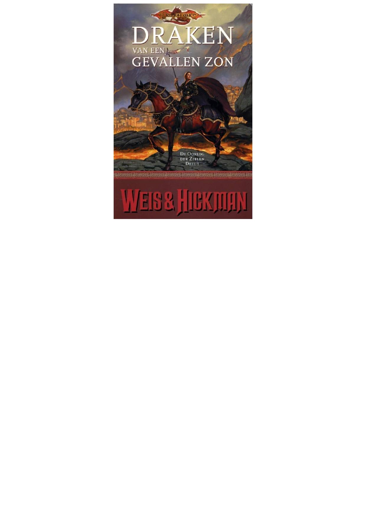 De oorlog der zielen - Boek 1 - Draken van een gevallen zon