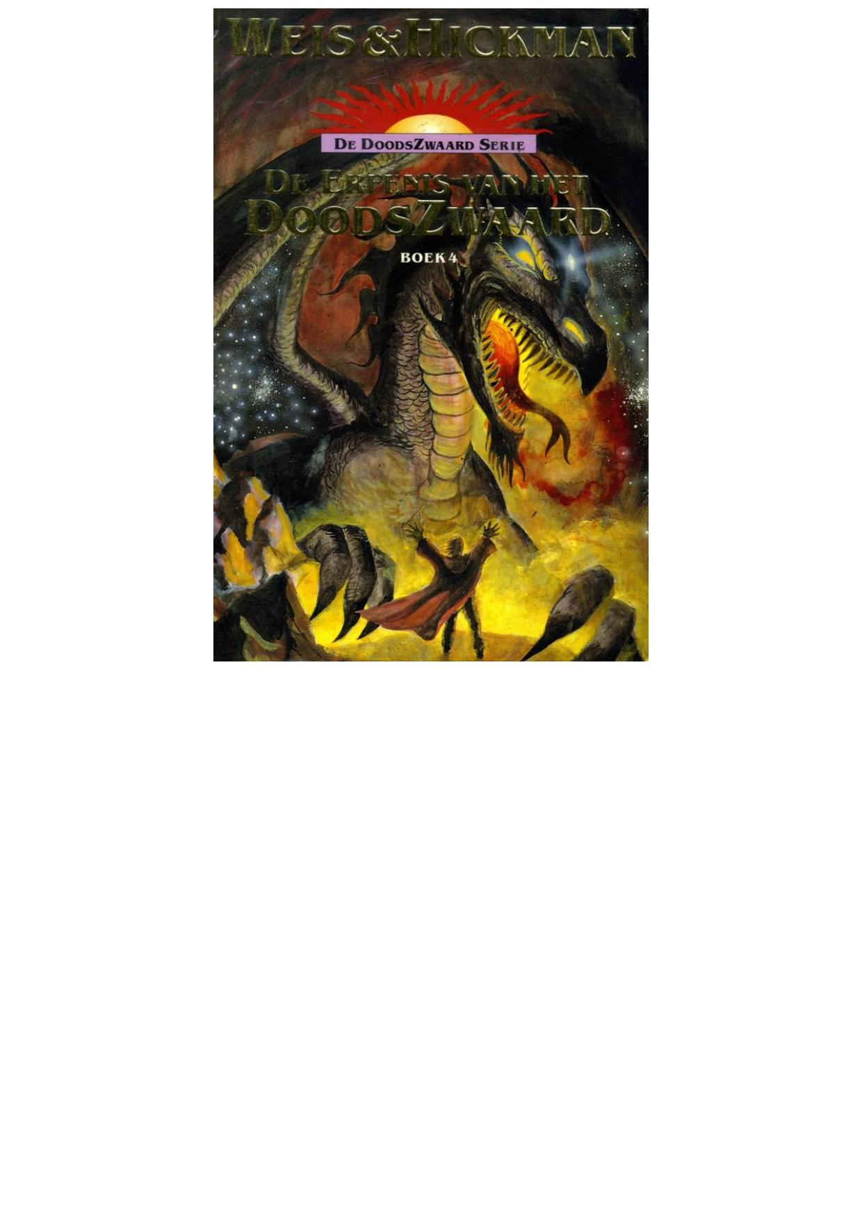 De doodszwaard serie - Boek 4 - De erfenis van het doodszwaars