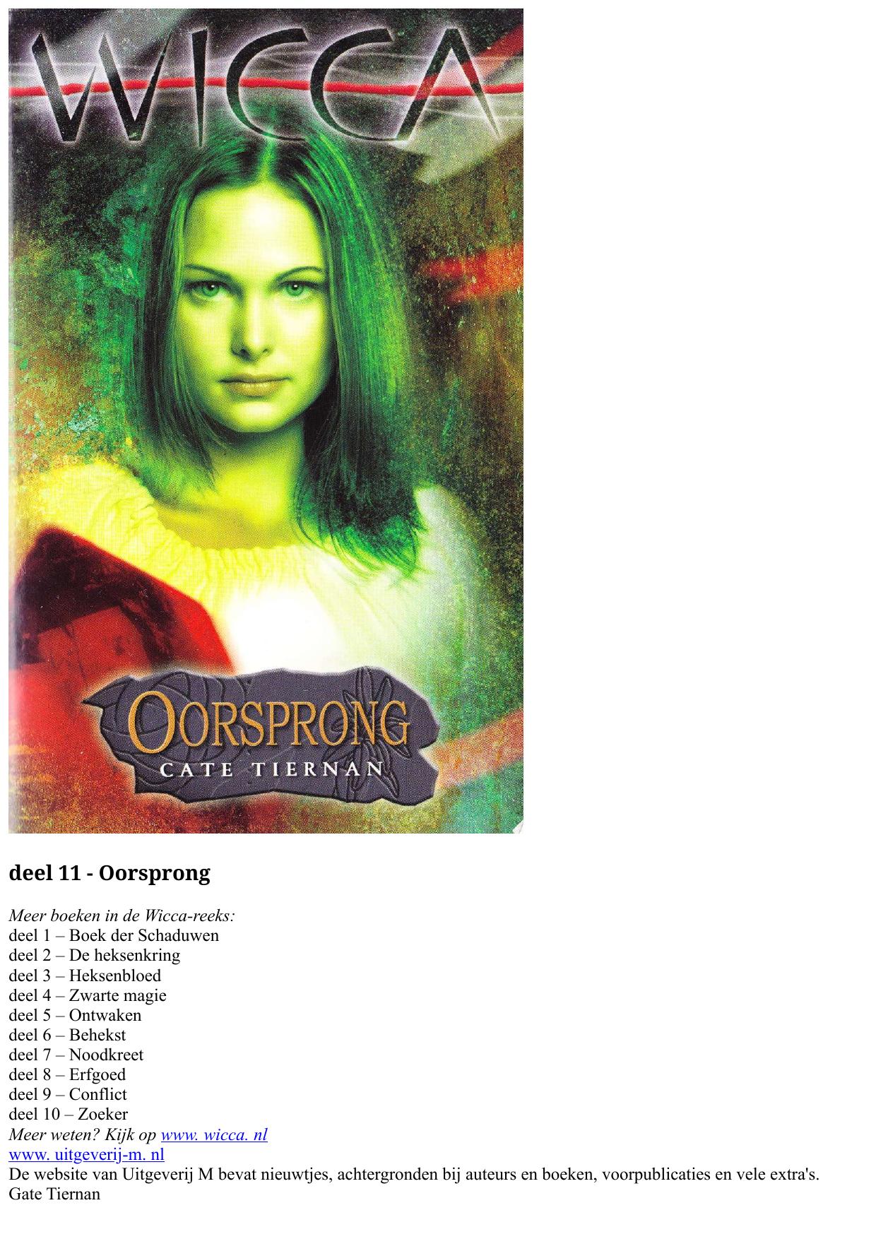 Wicca deel 11 - Oorsprong
