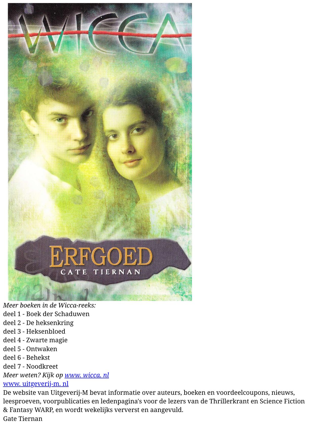 Wicca deel 08 - Erfgoed