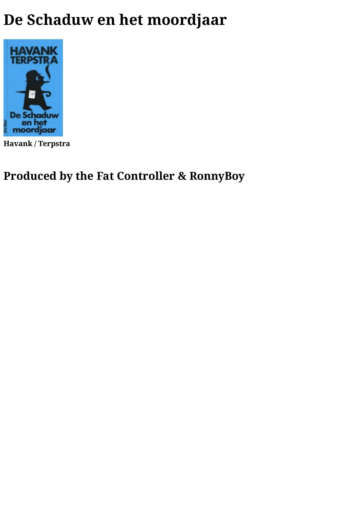 55 Schaduw en het moordjaar