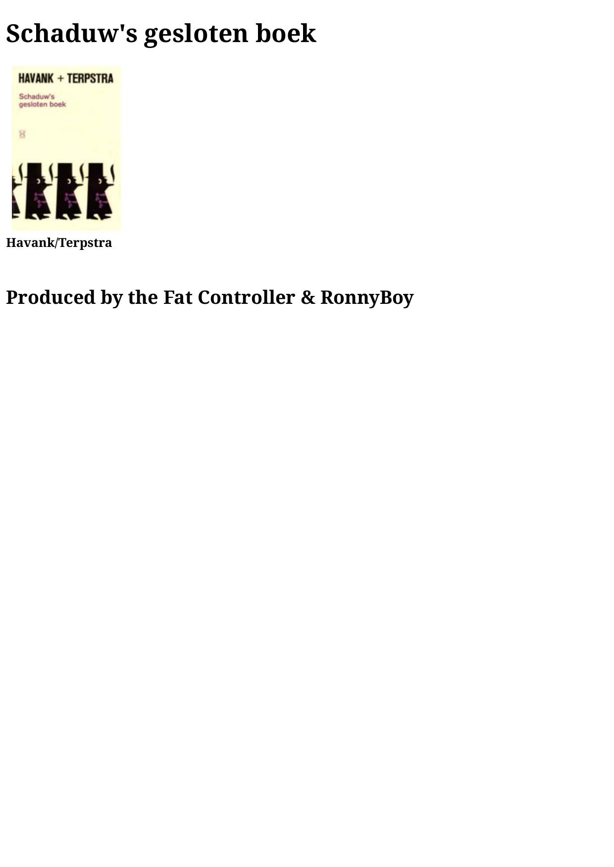 Schaduws gesloten boek