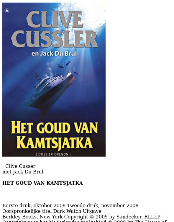 Het goud van Kamtsjatka