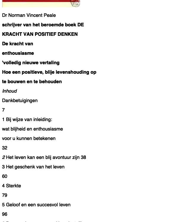 De Kracht Van Enthousiasme