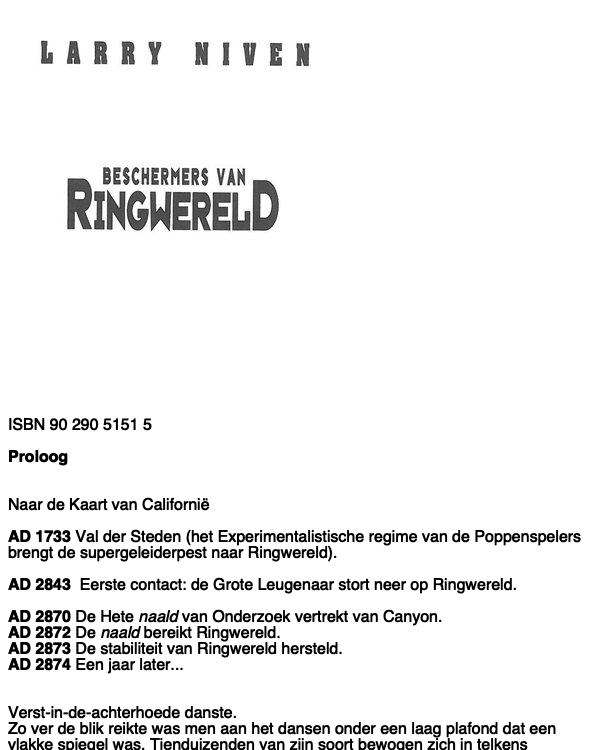 Beschermers Van Ringwereld