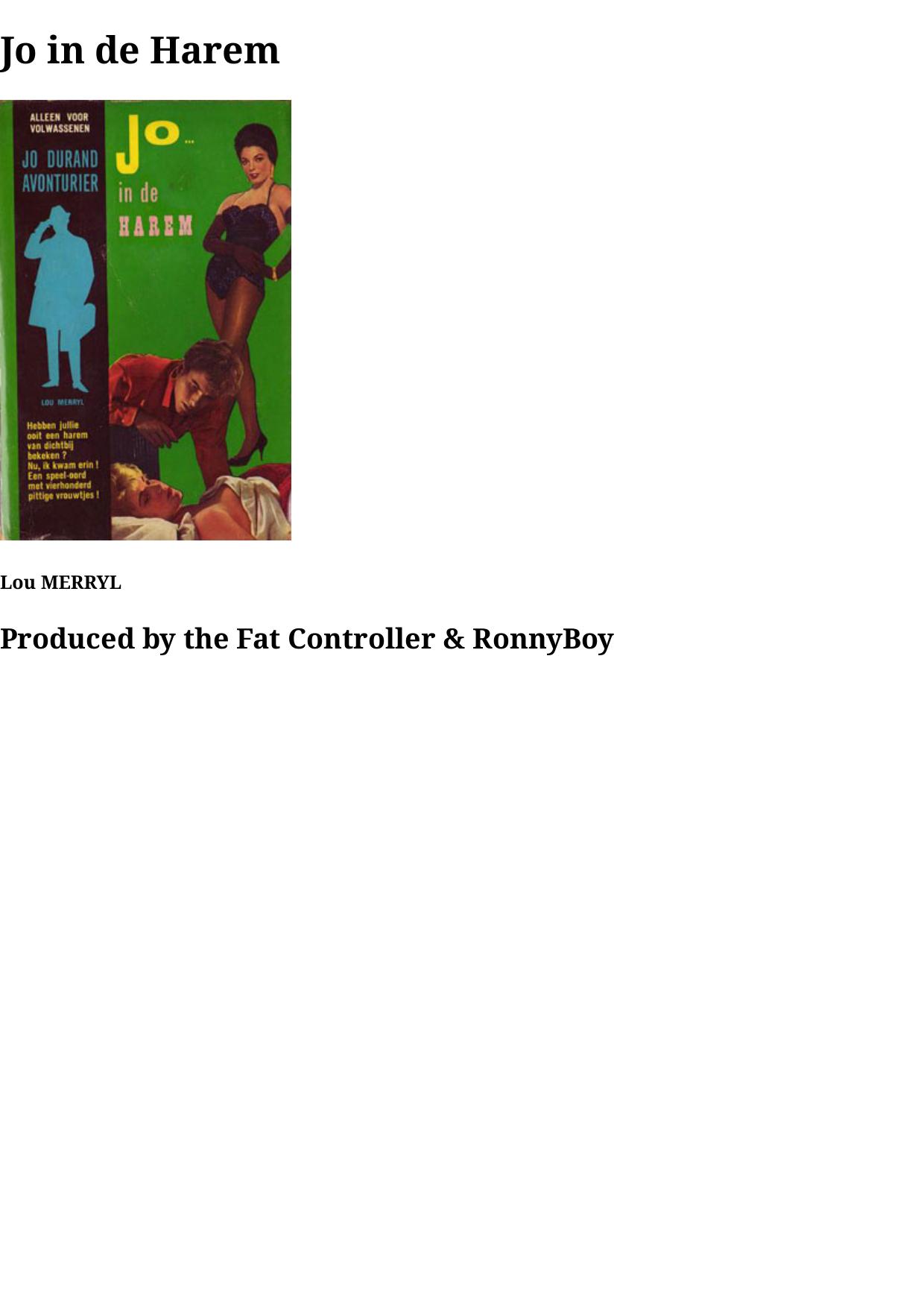 Jo Durand - Jo in de Harem