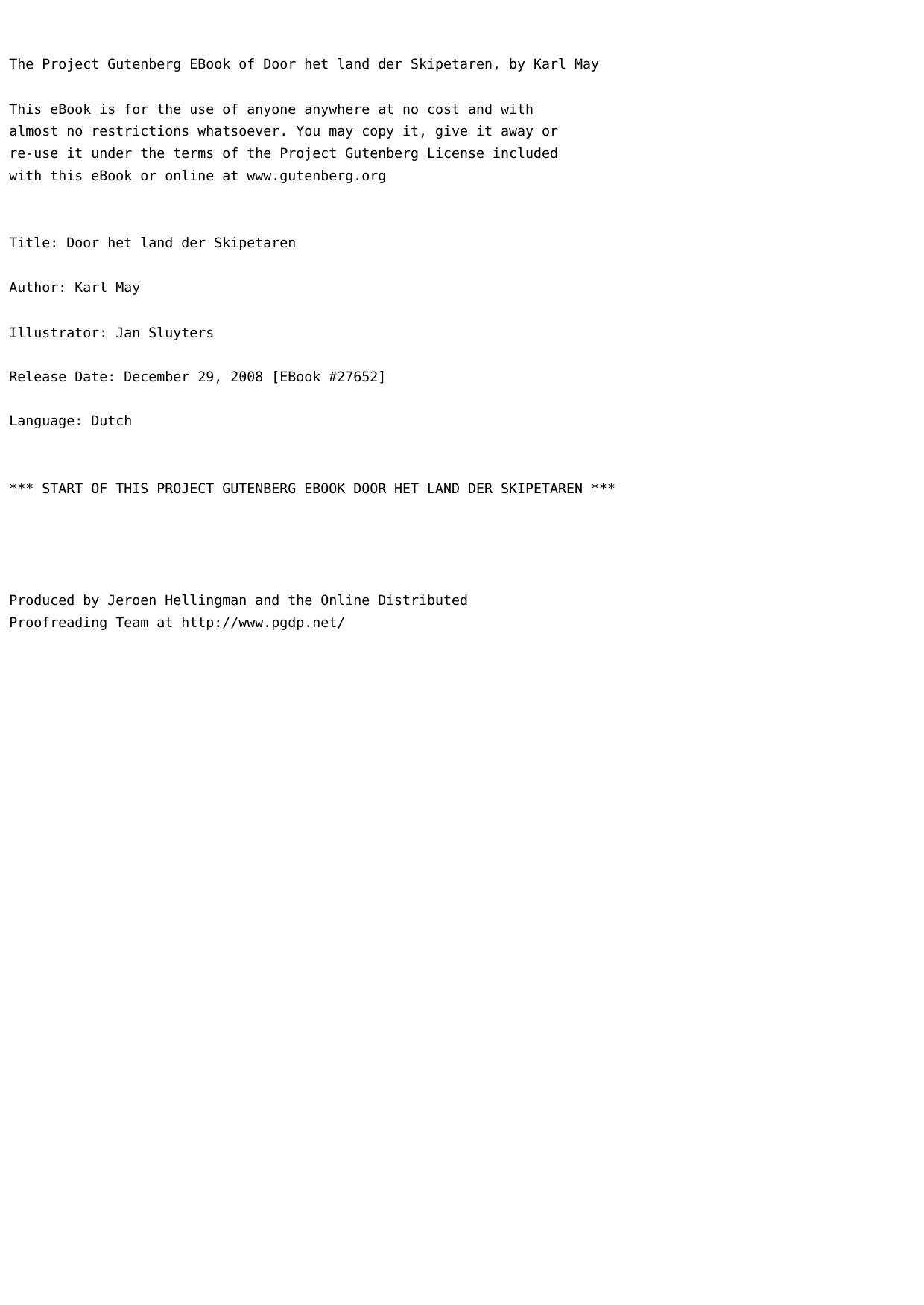 Winnetou 20 - Door Het Land Der Skipetaren