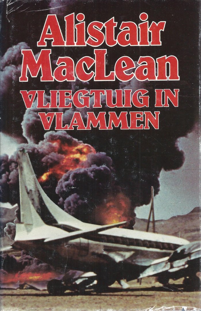 Vliegtuig in vlammen