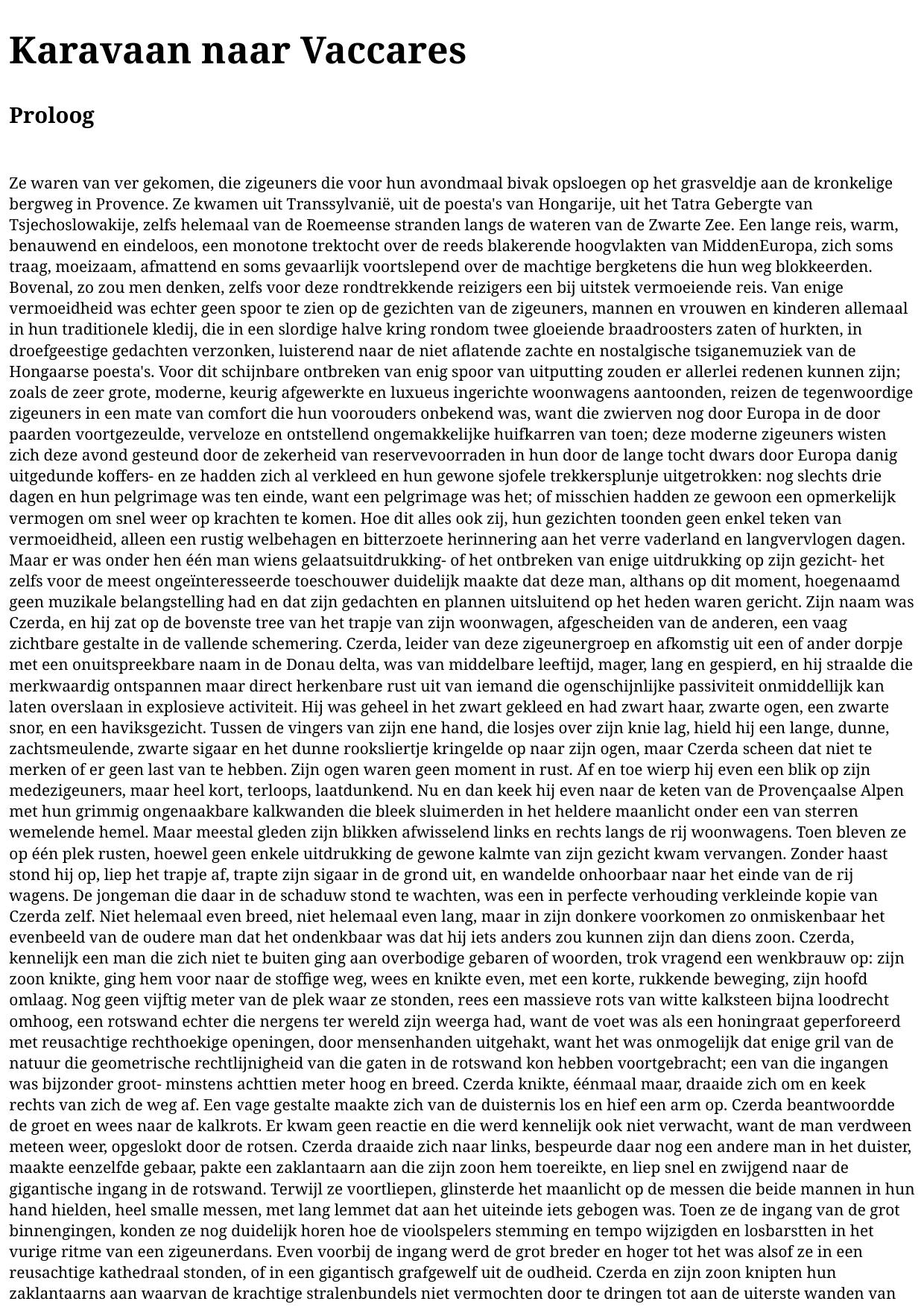 Karavaan naar Vaccares