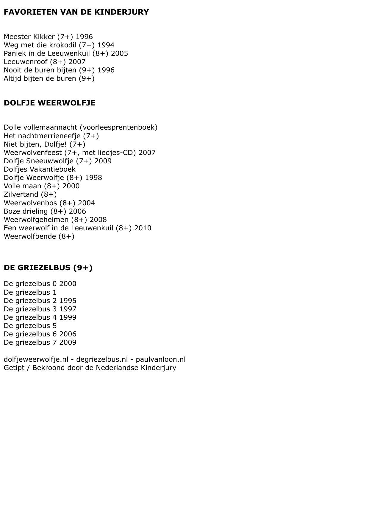 Dolfje Weerwolfje: Boze Drieling