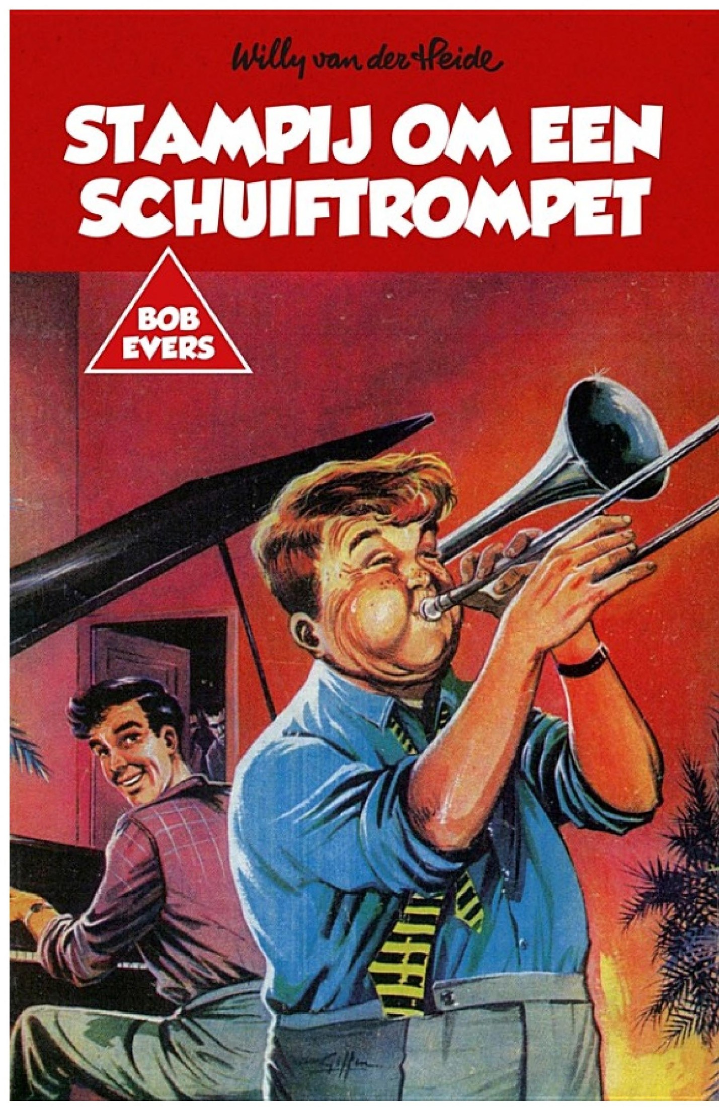 Stampij om een schuiftrompet