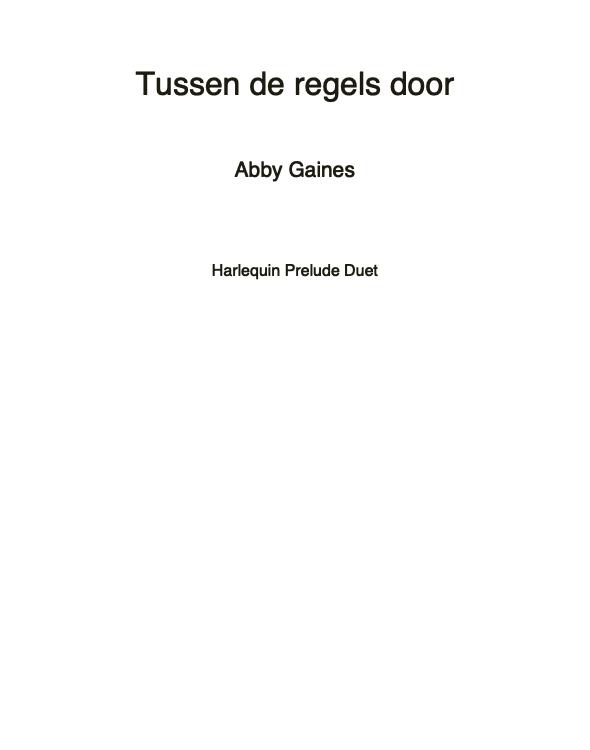 Tussen de regels door