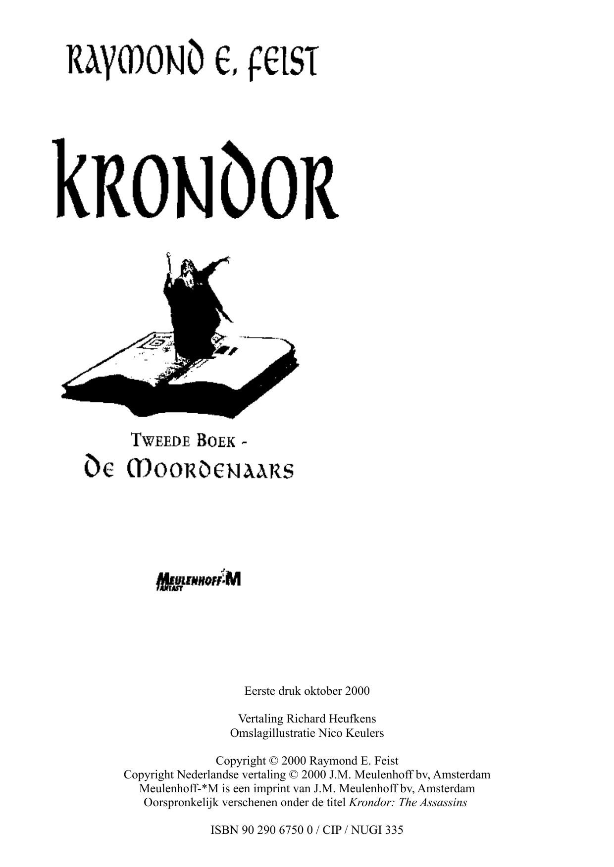 Krondor - 2 Moordenaars
