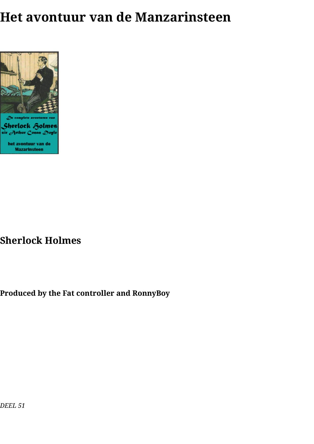 51 Het avontuur van de Manzarinsteen