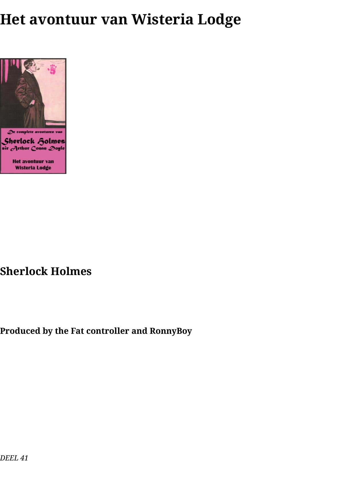 41 Het avontuur van Wisteria Lodge