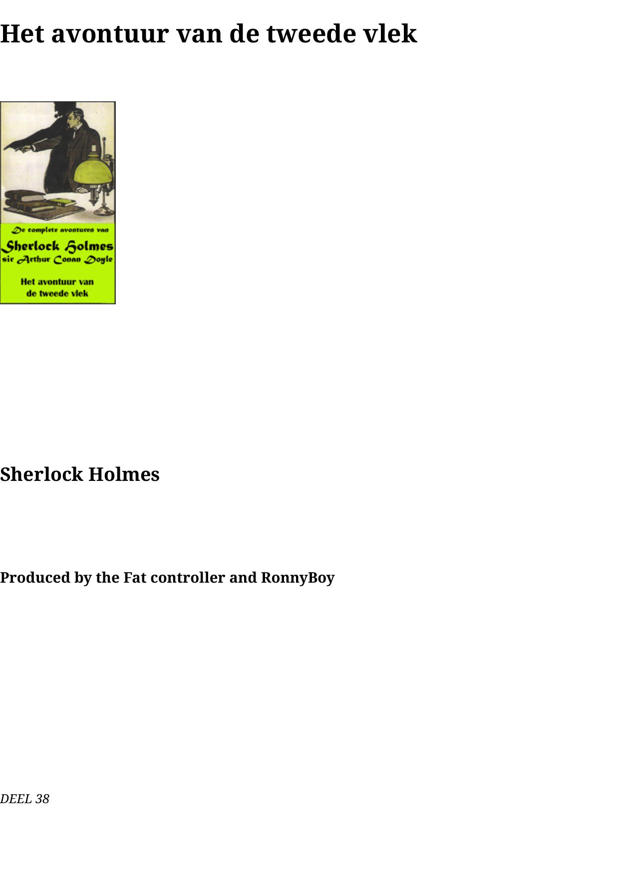 38 Het avontuur van de tweede vlek