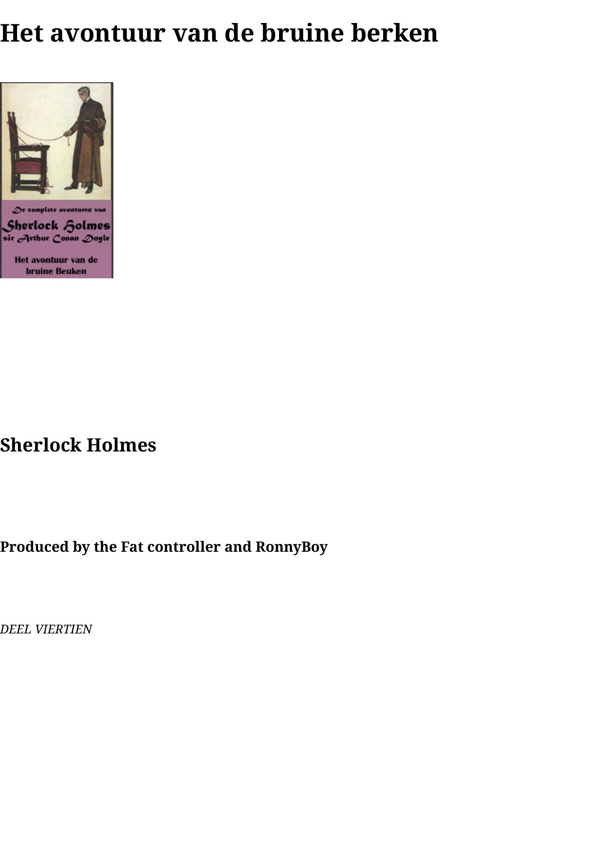 14 Het avontuur van de bruine berken