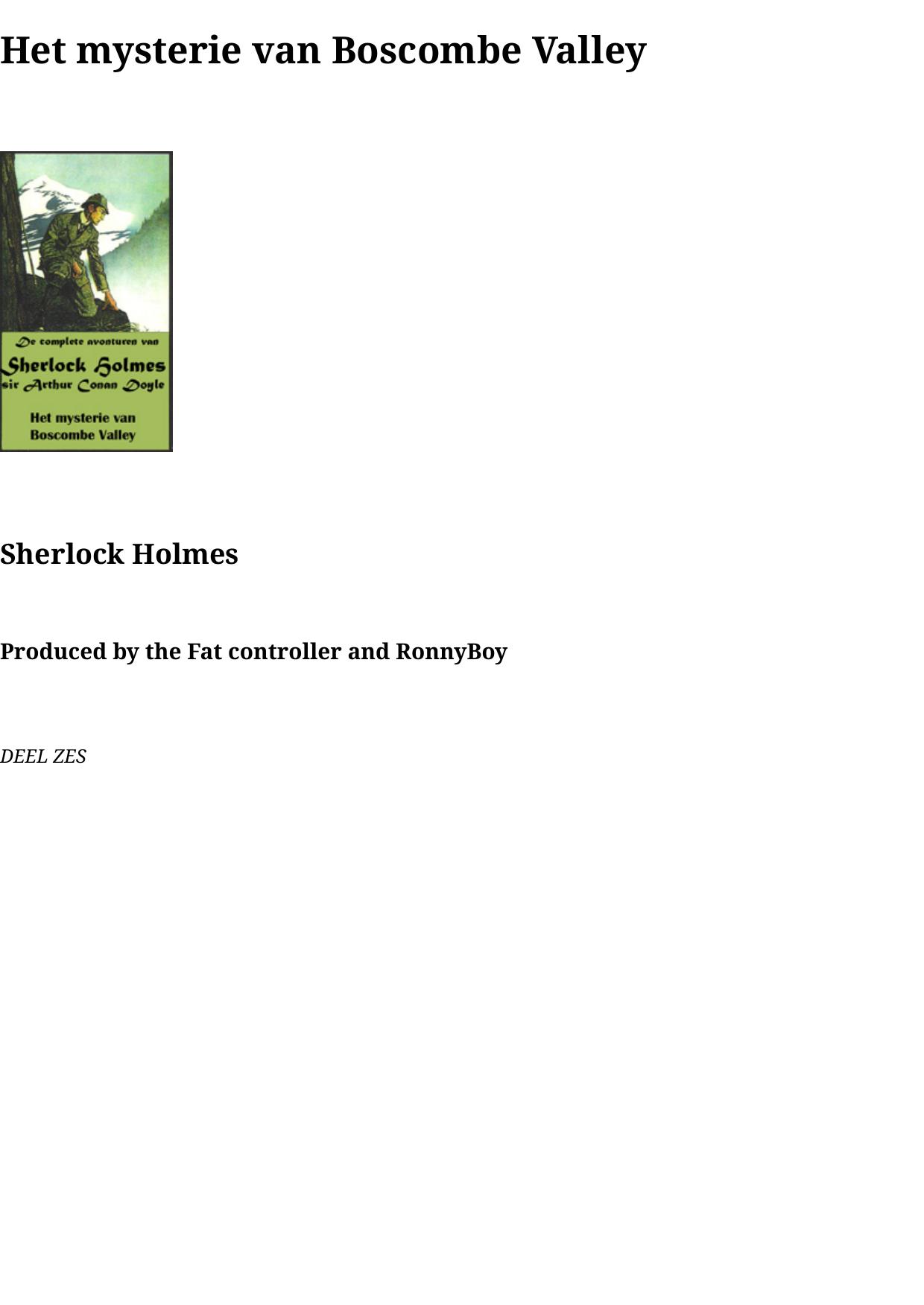 06 Het mysterie van Boscombe Valley