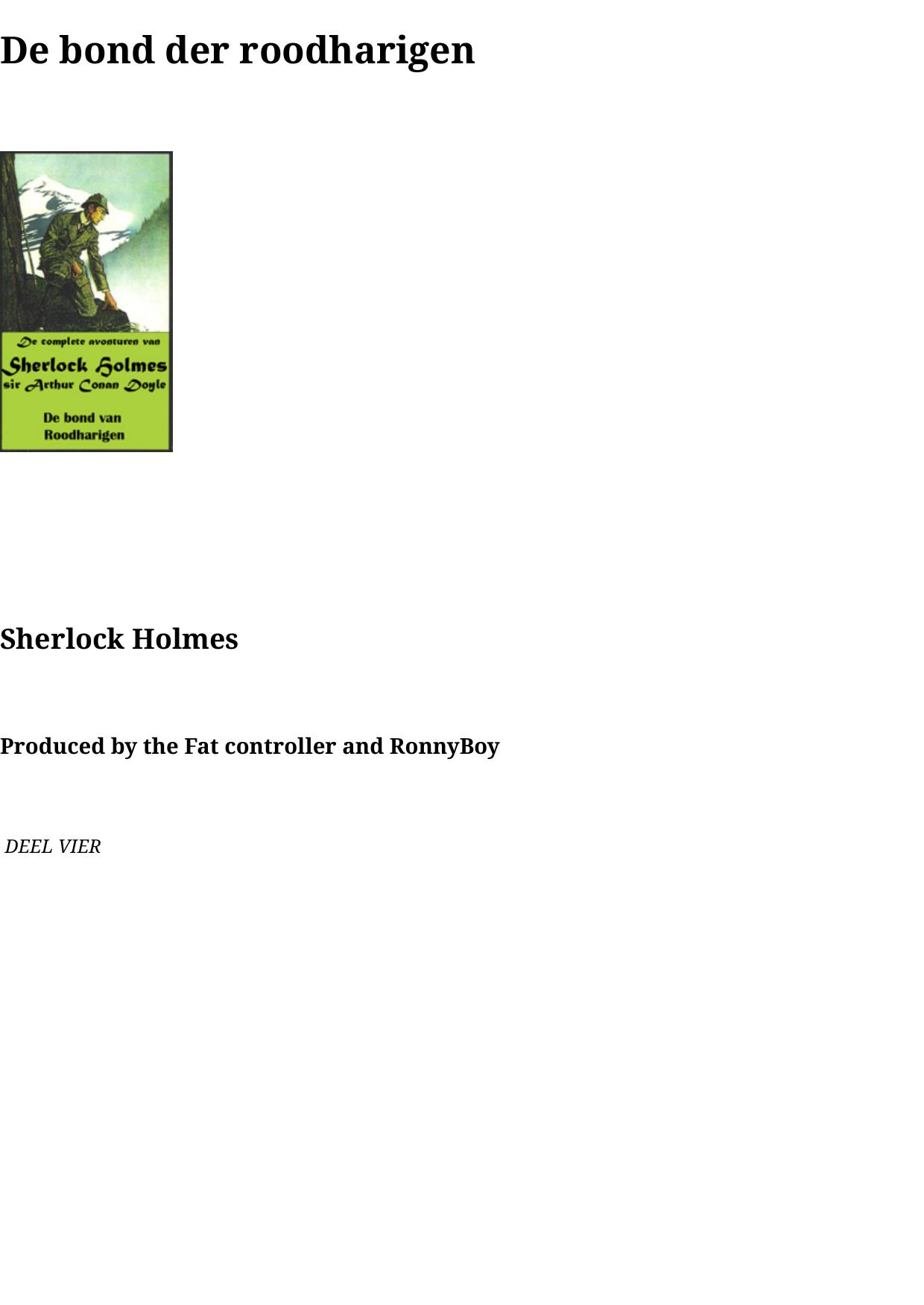 De bond van roodharigen