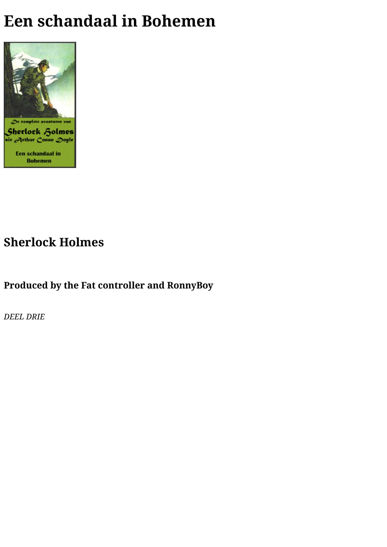 Een schandaal in Bohemen