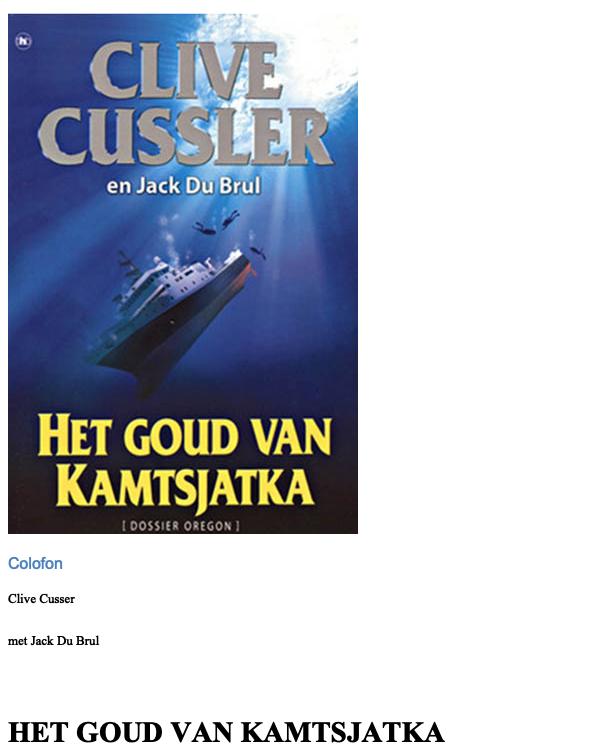 Het goud van Kamtsjatka