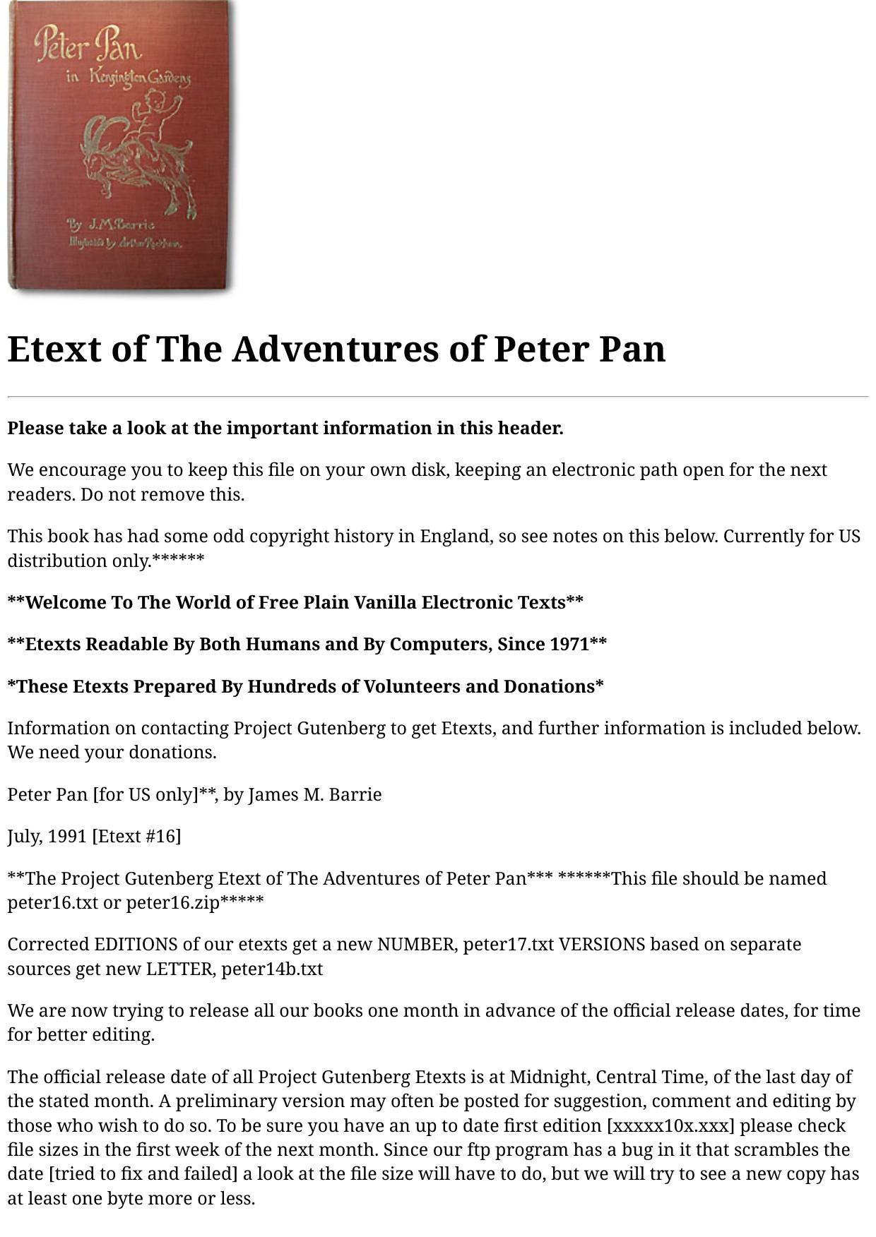 Peter Pan