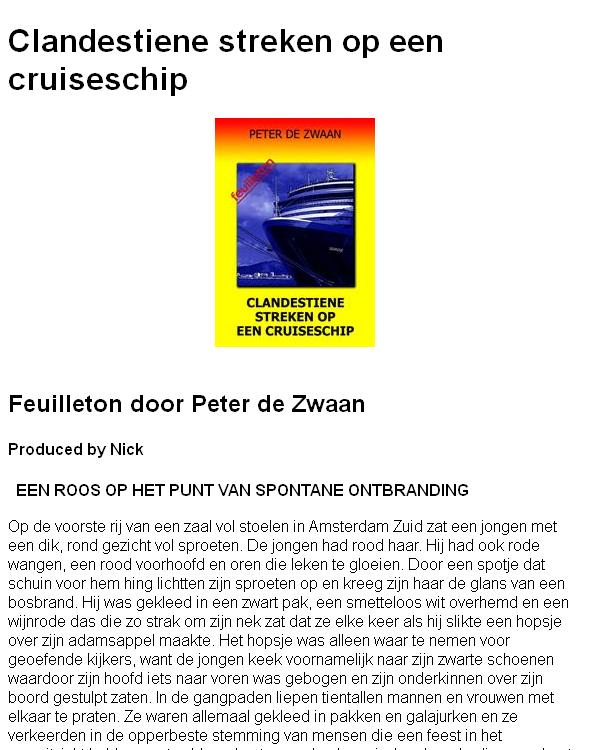 Bob Evers Clandestiene streken op een cruiseschip: Bob Evers 51